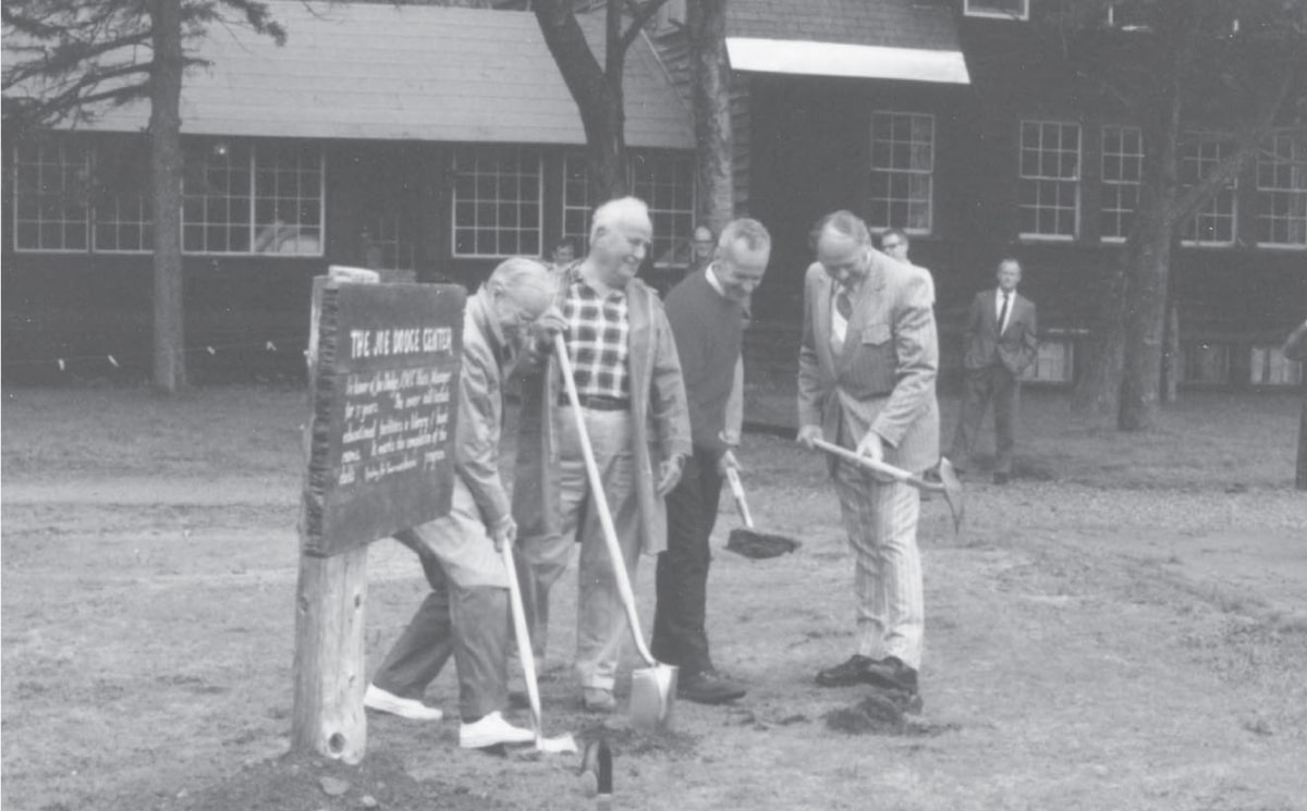 Groundbreaking of Joe Dodge Lodge