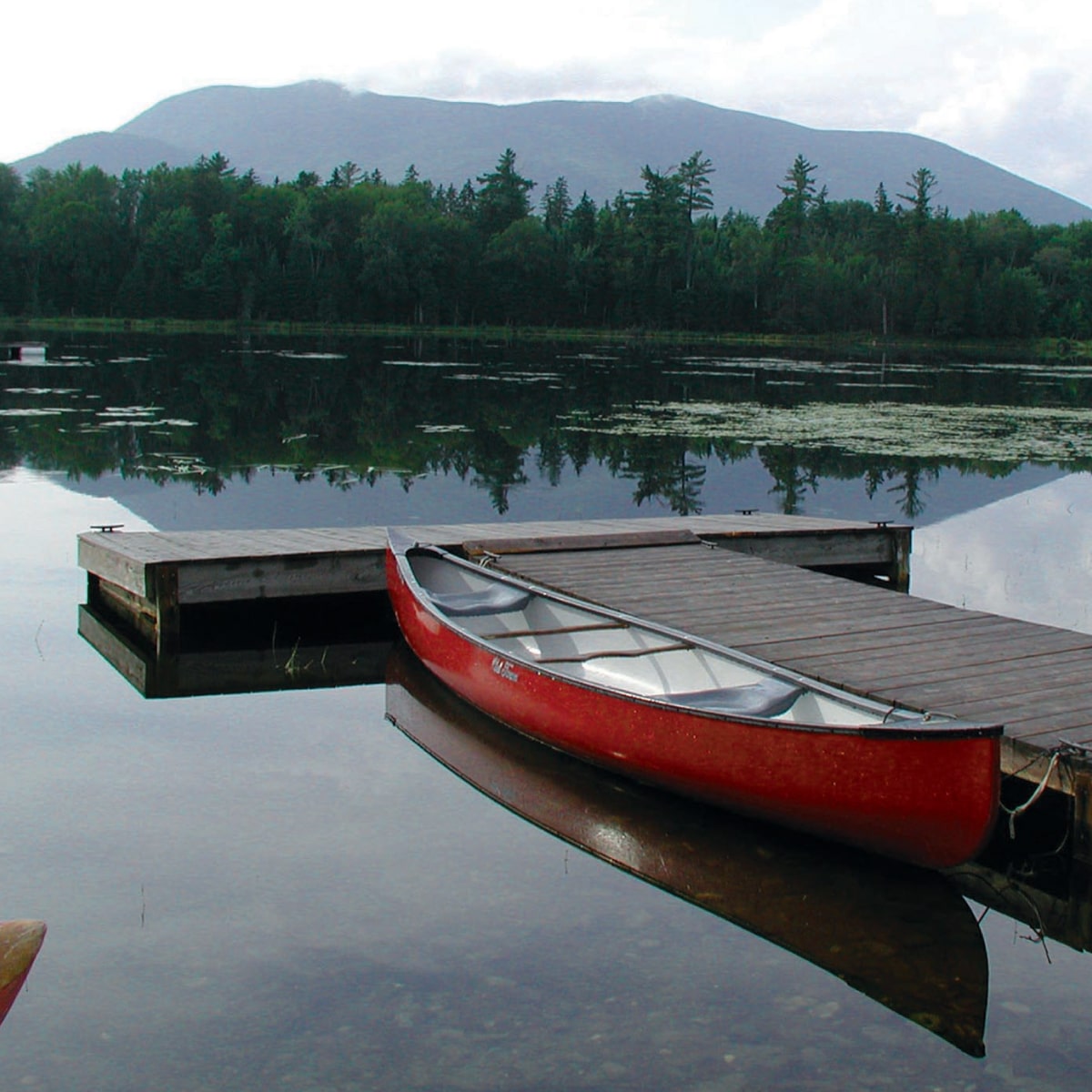 Boat dock at Little Lyford Lodge & Cabins