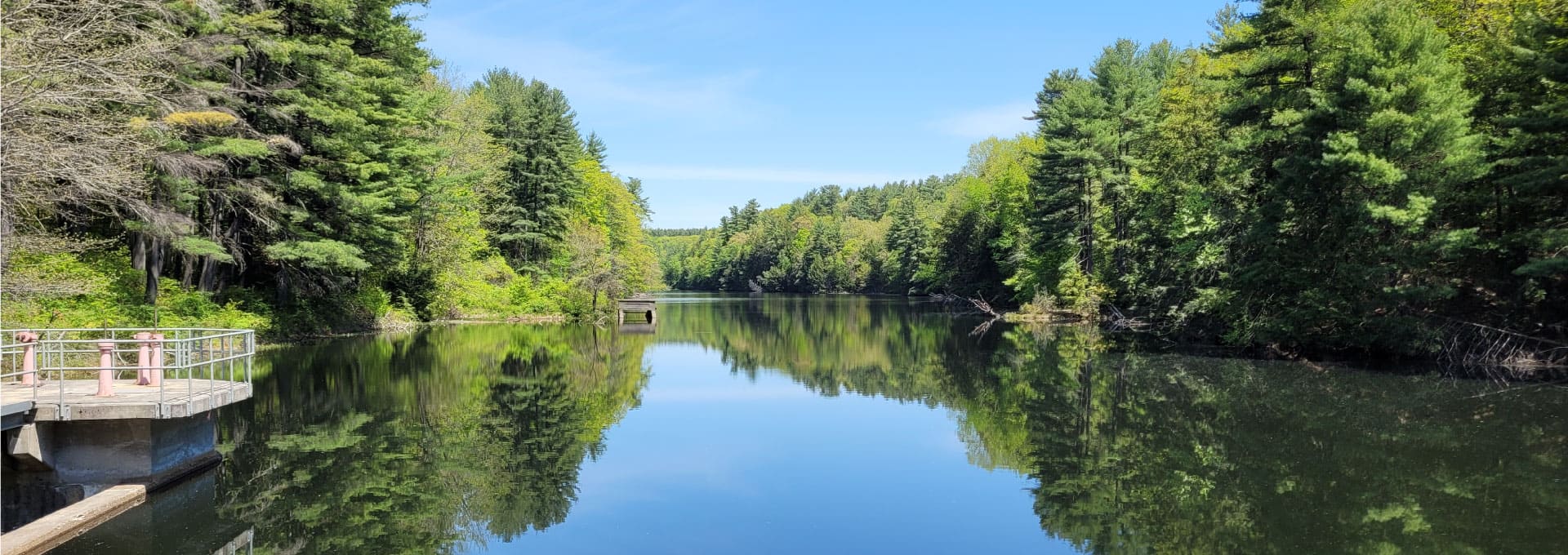 Dam at Bear Hole Reservoir