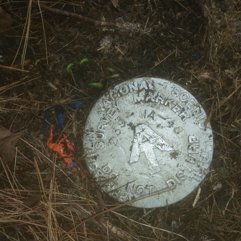 Appalachian Trail marker