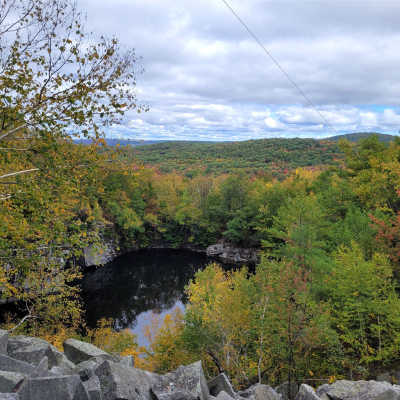 View of Becket Quarry