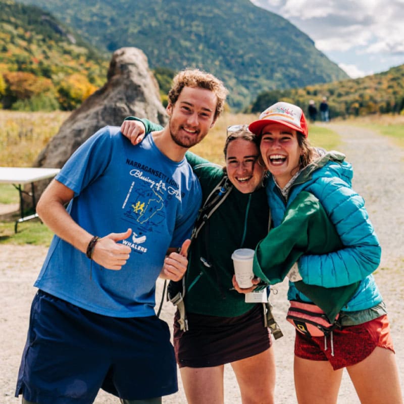 Happy hikers