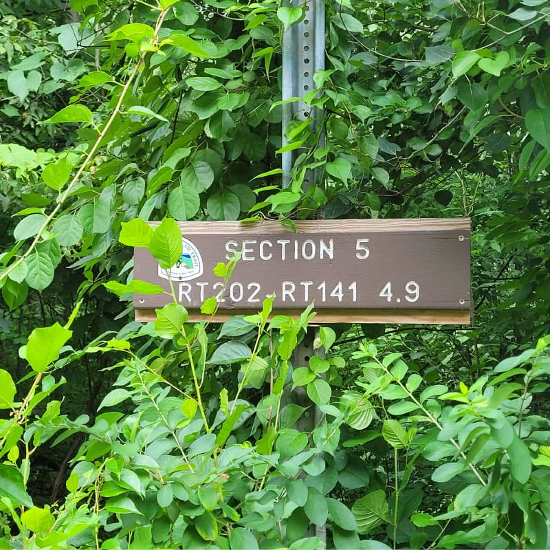 NET Section 5 trail sign