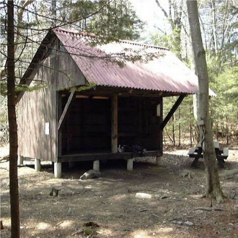 October Mountain shelter