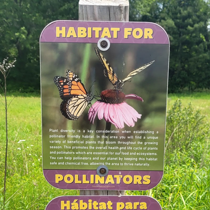 Nature placard