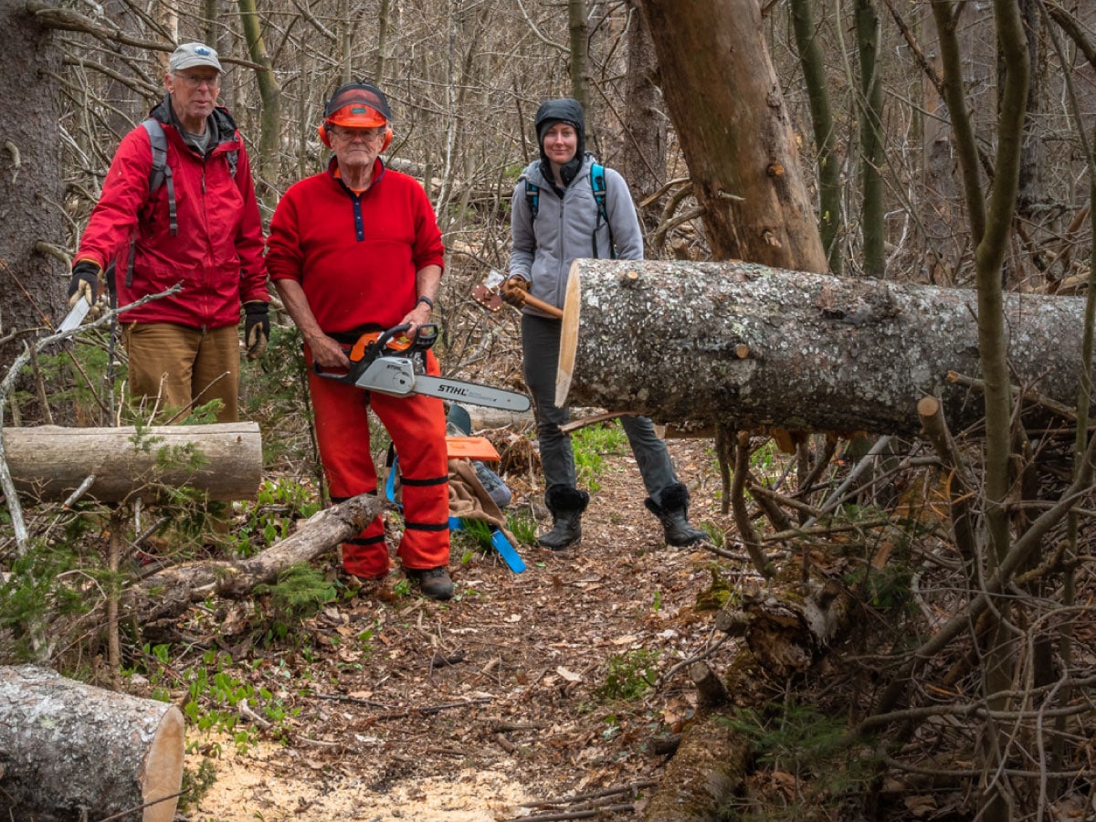 Trail work