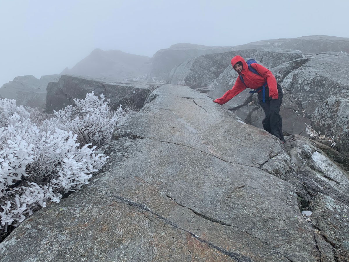 Winter hiker