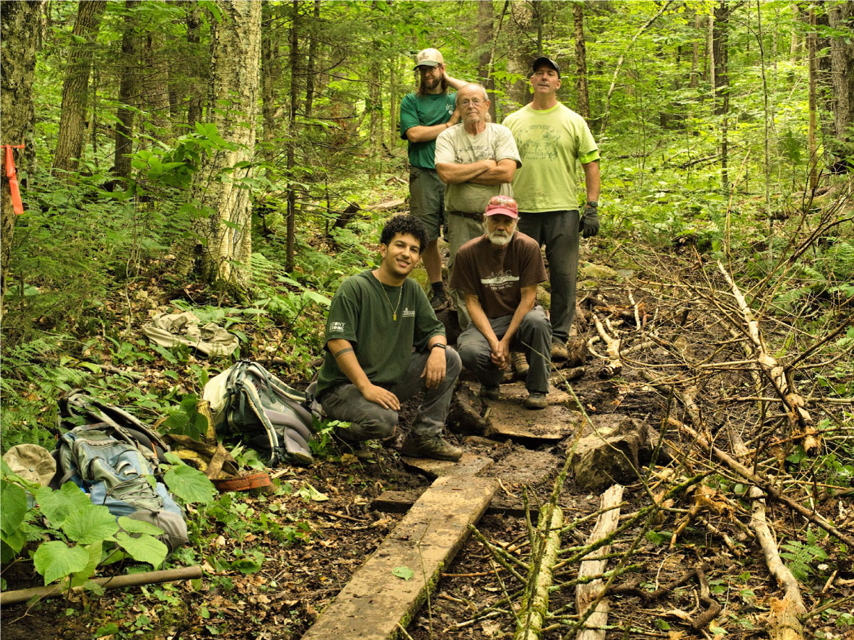 Trail crew at work