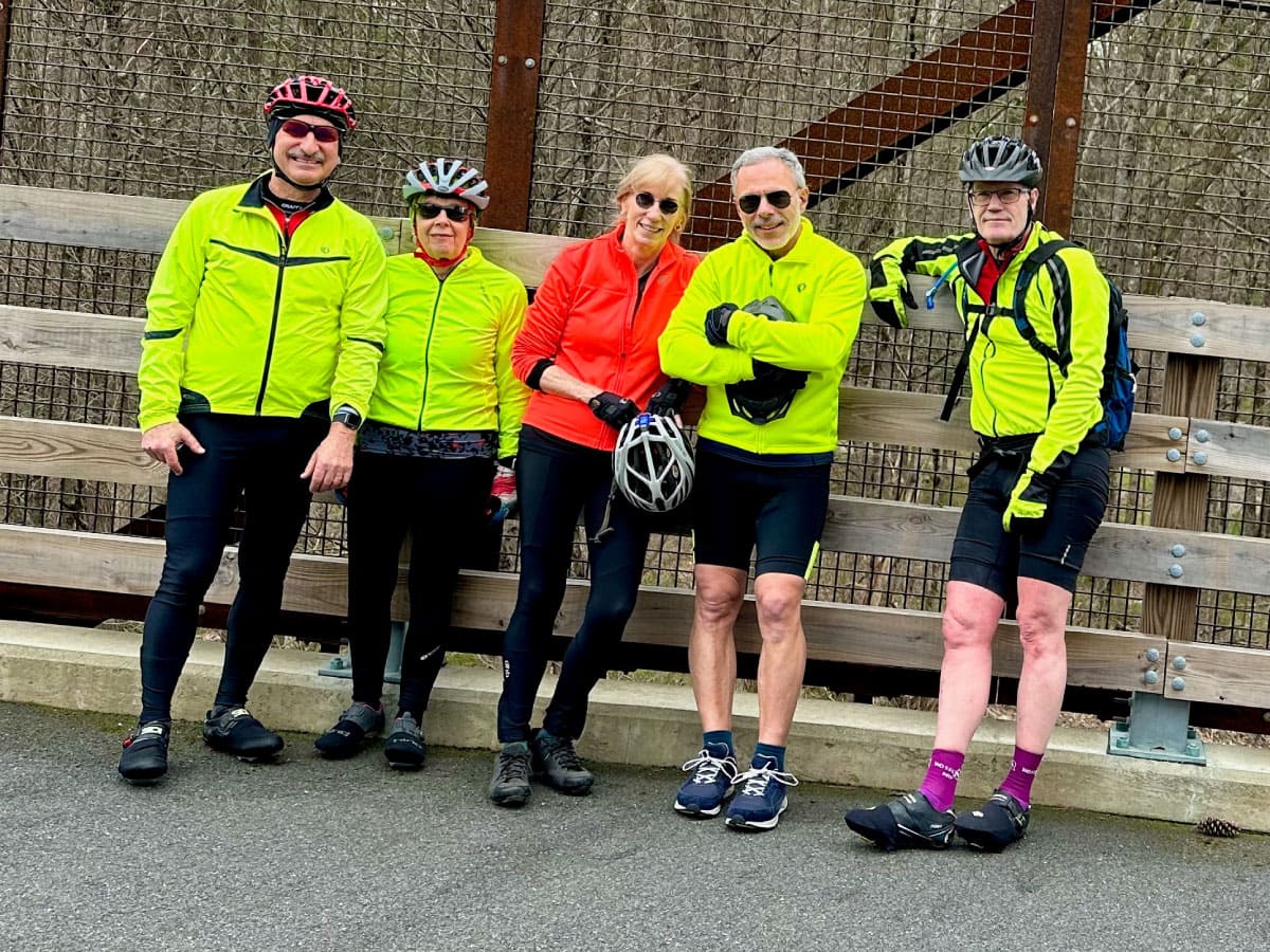 Western MA cyclists in the Hamptons