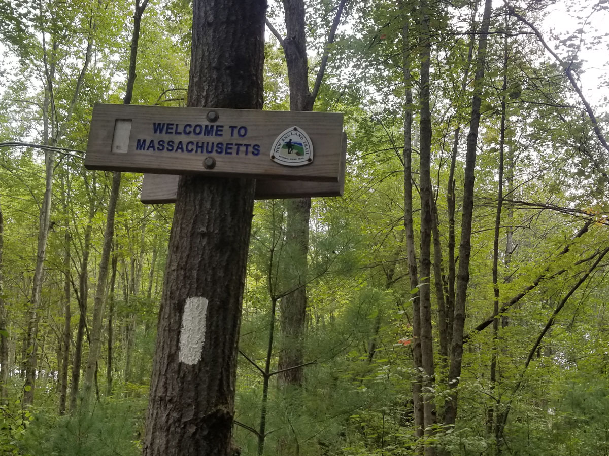 New England Trail sign