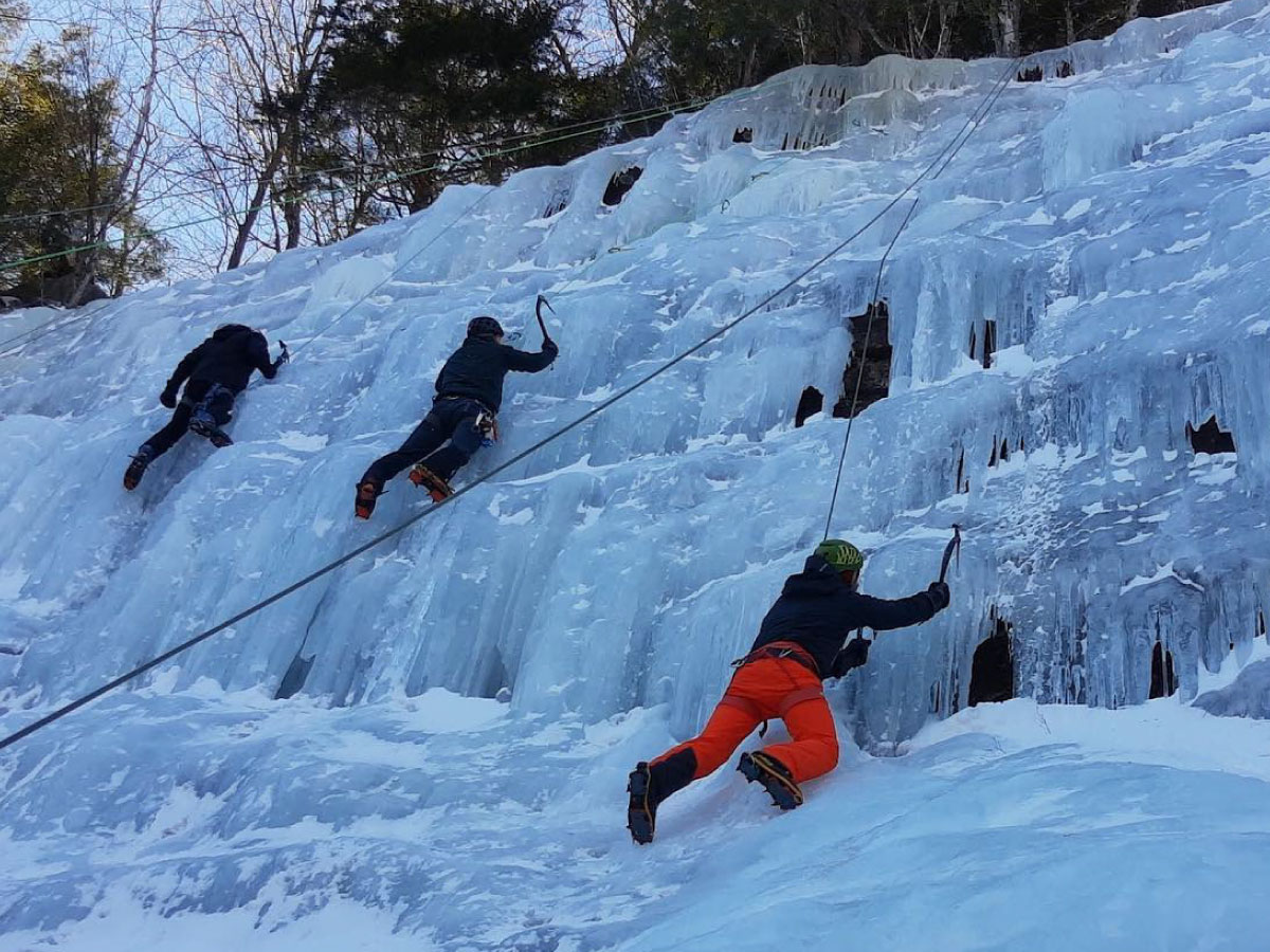 Ice climbing