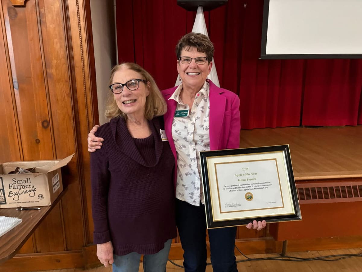 Kathy Martin (left) and Janine Papesh