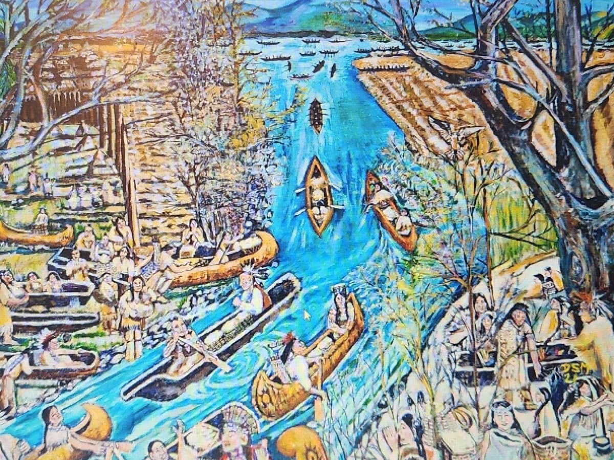 Illustration of the Connecticut River