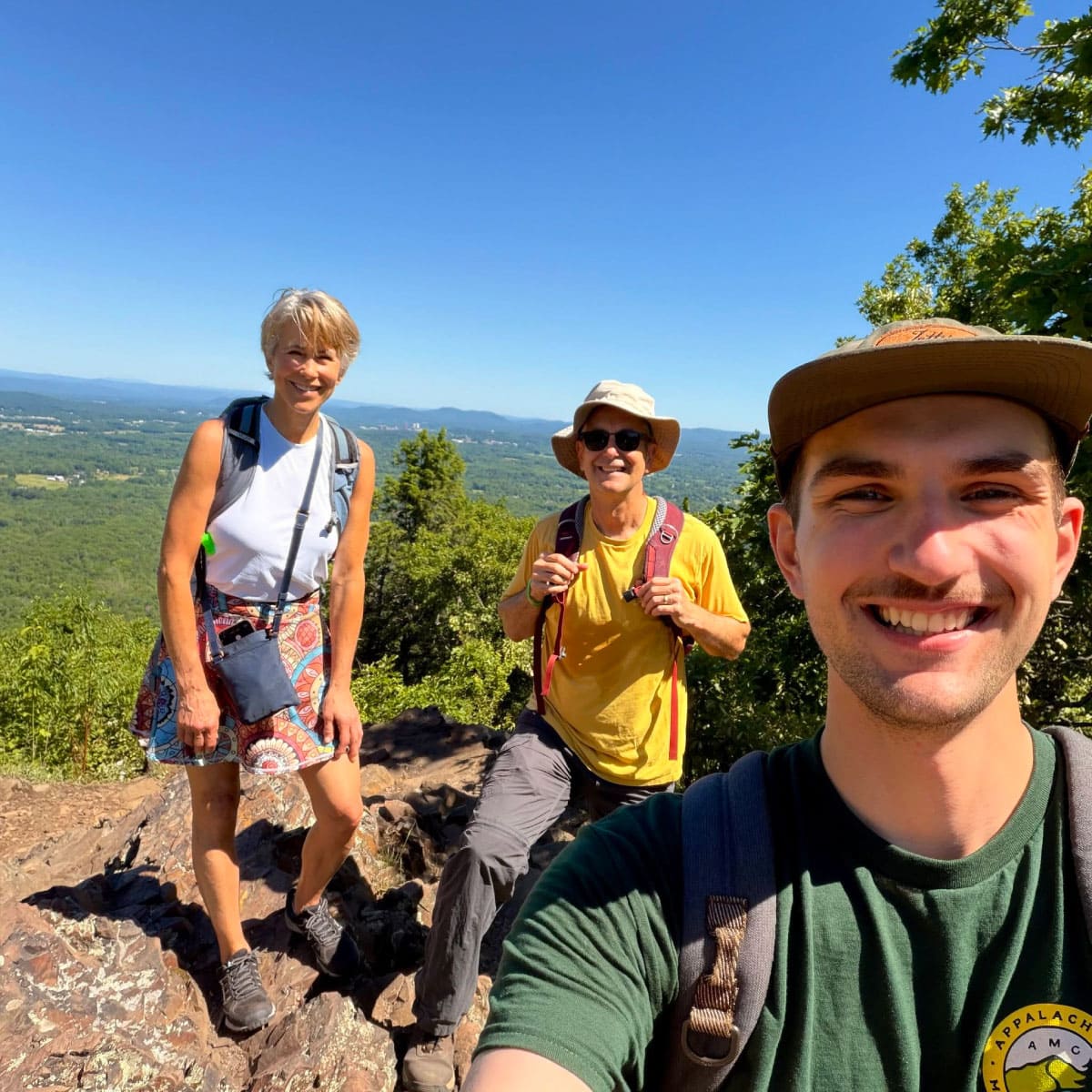 Three hikers