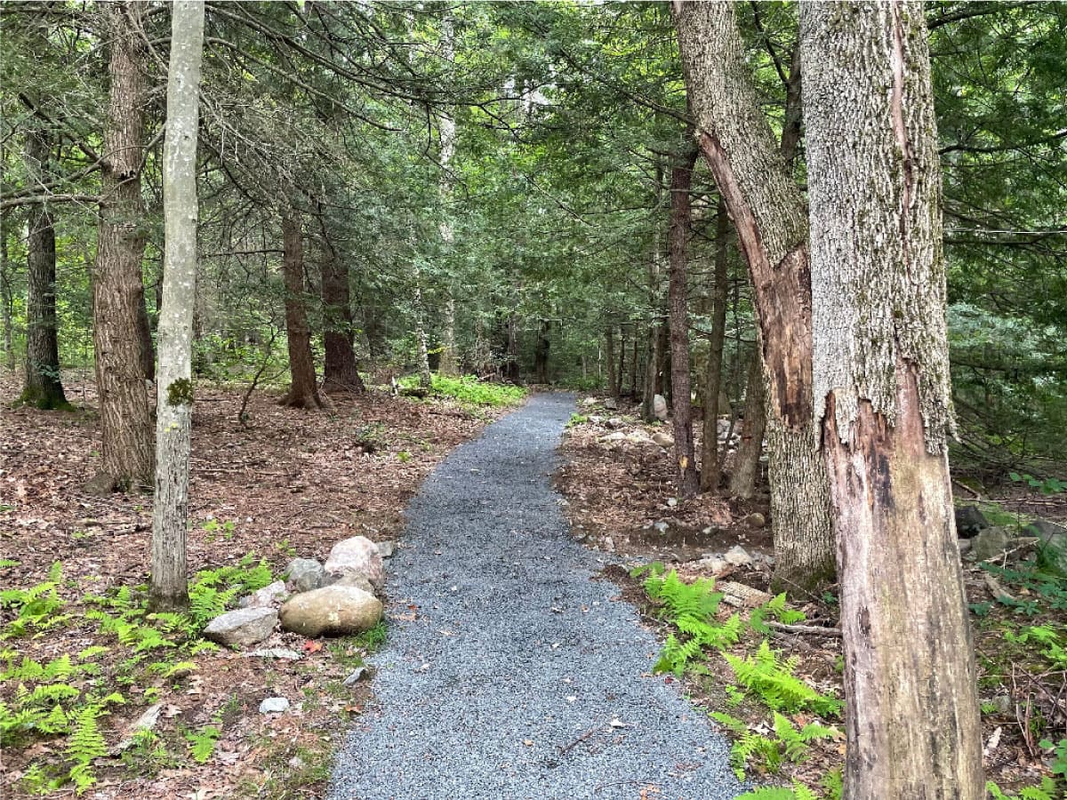 Gravel path
