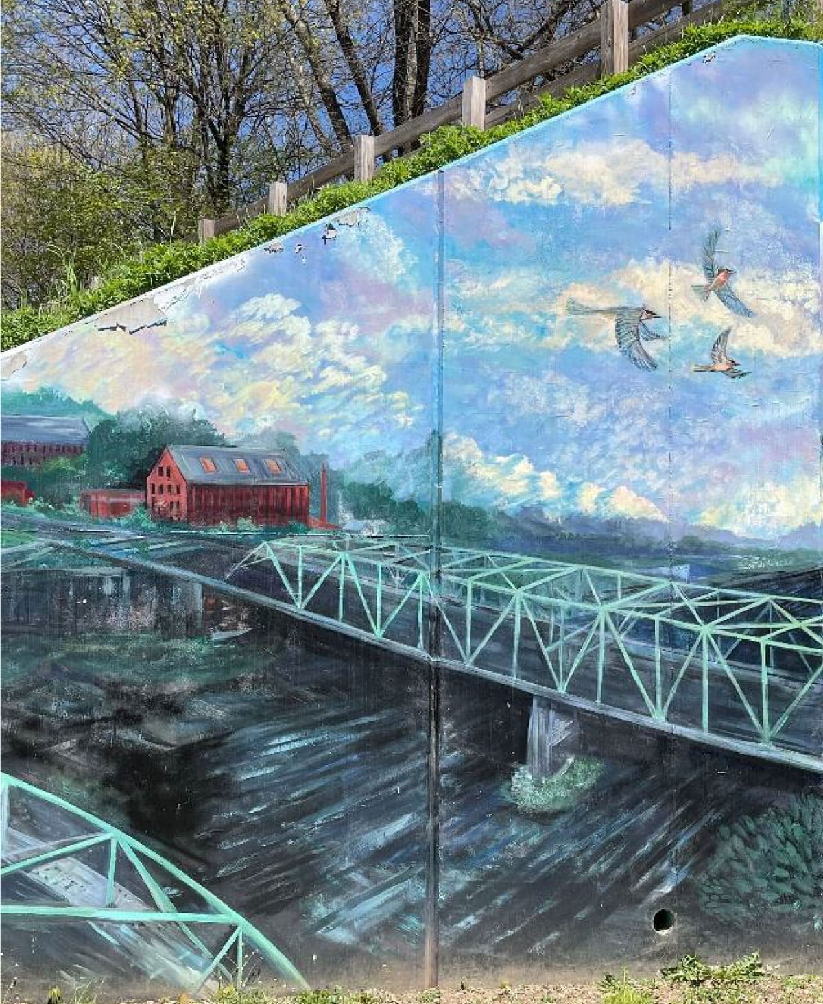 Heroes mural