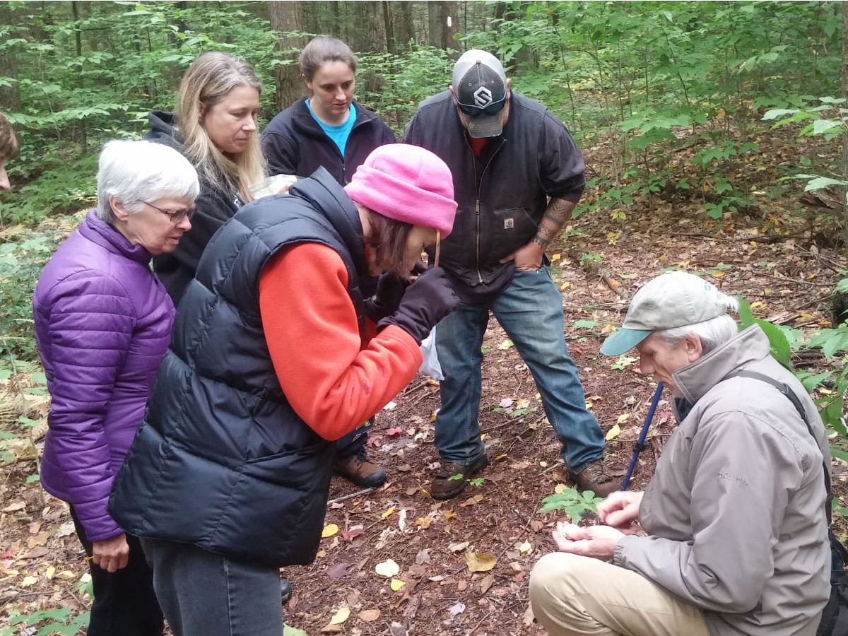 Participants at a training class