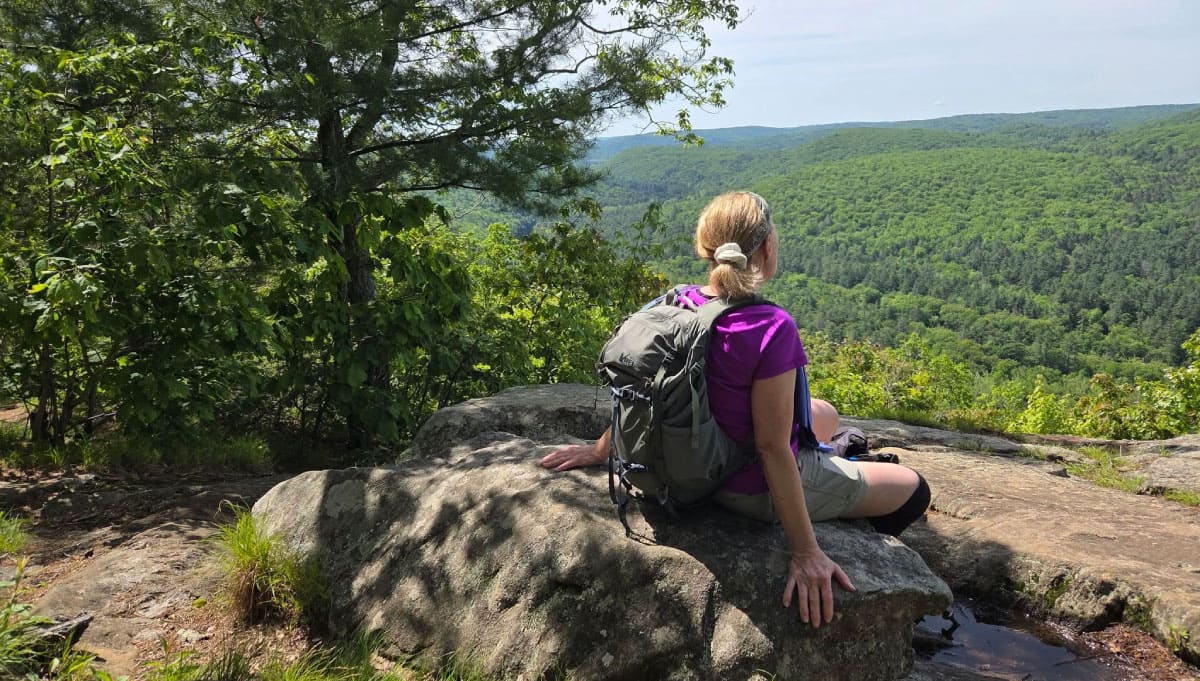 View from the trail