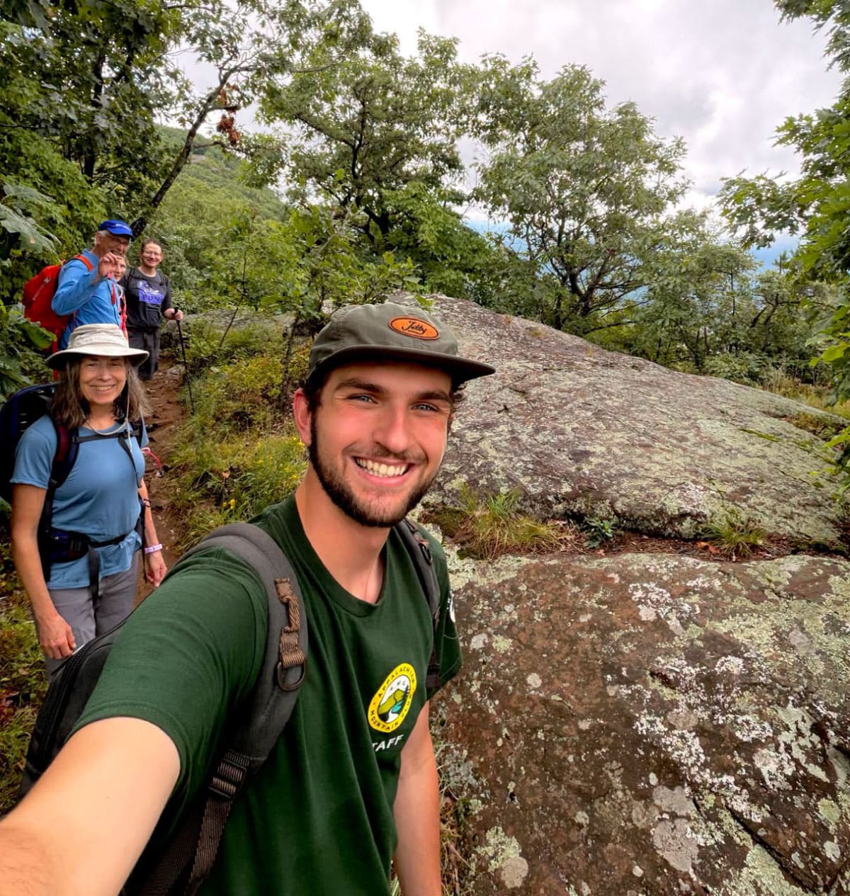 Hiker selfie