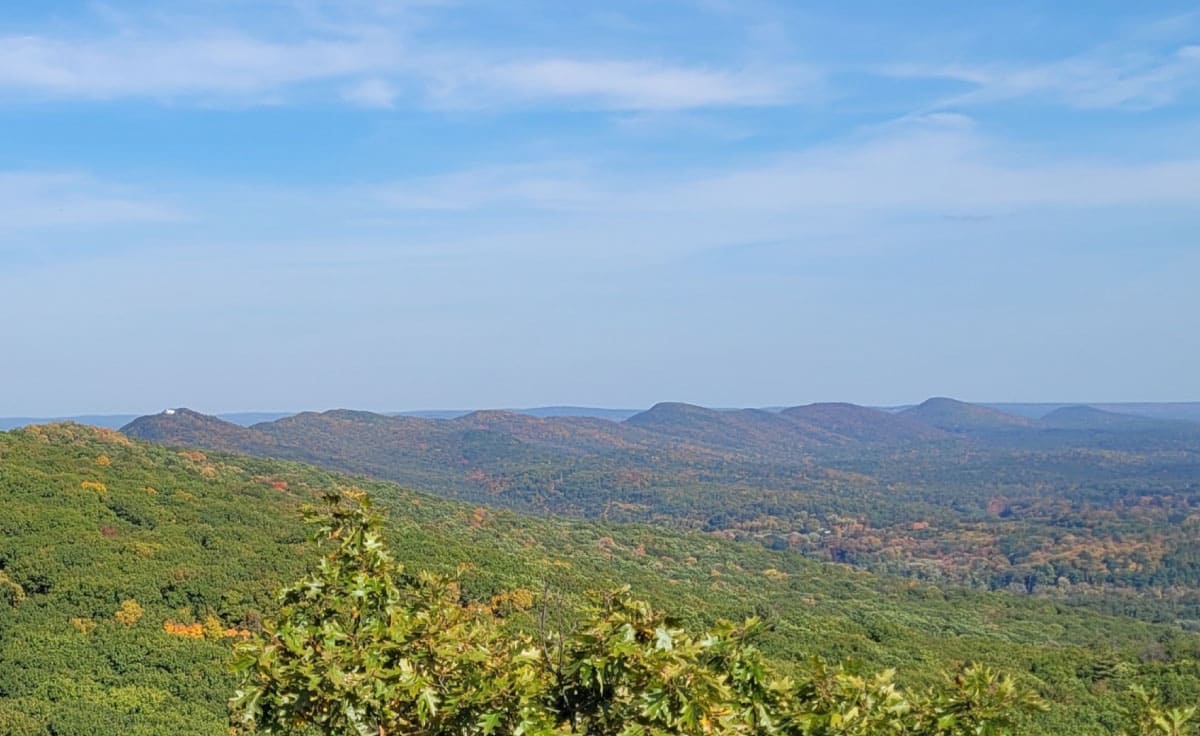 View of the 7 Sisters from the NET