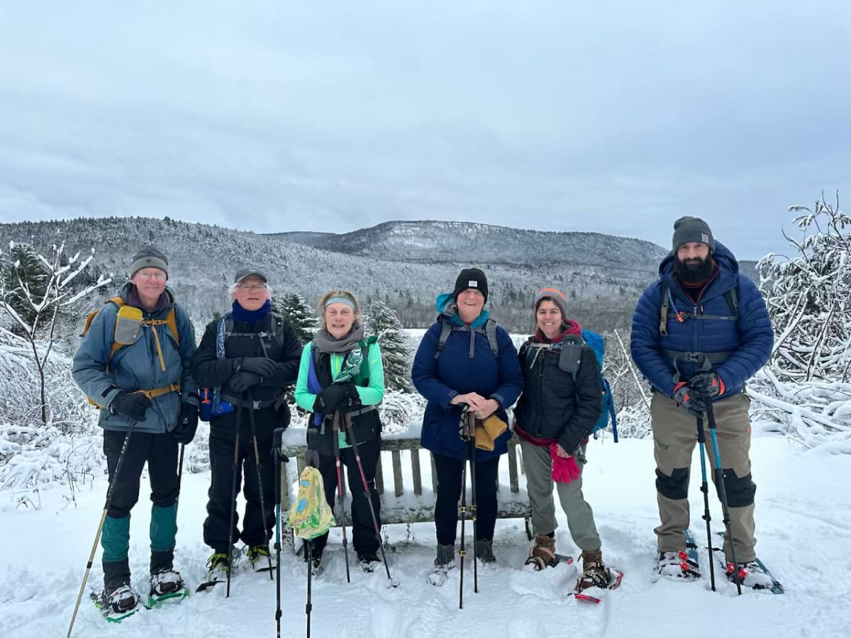 Winter hikers