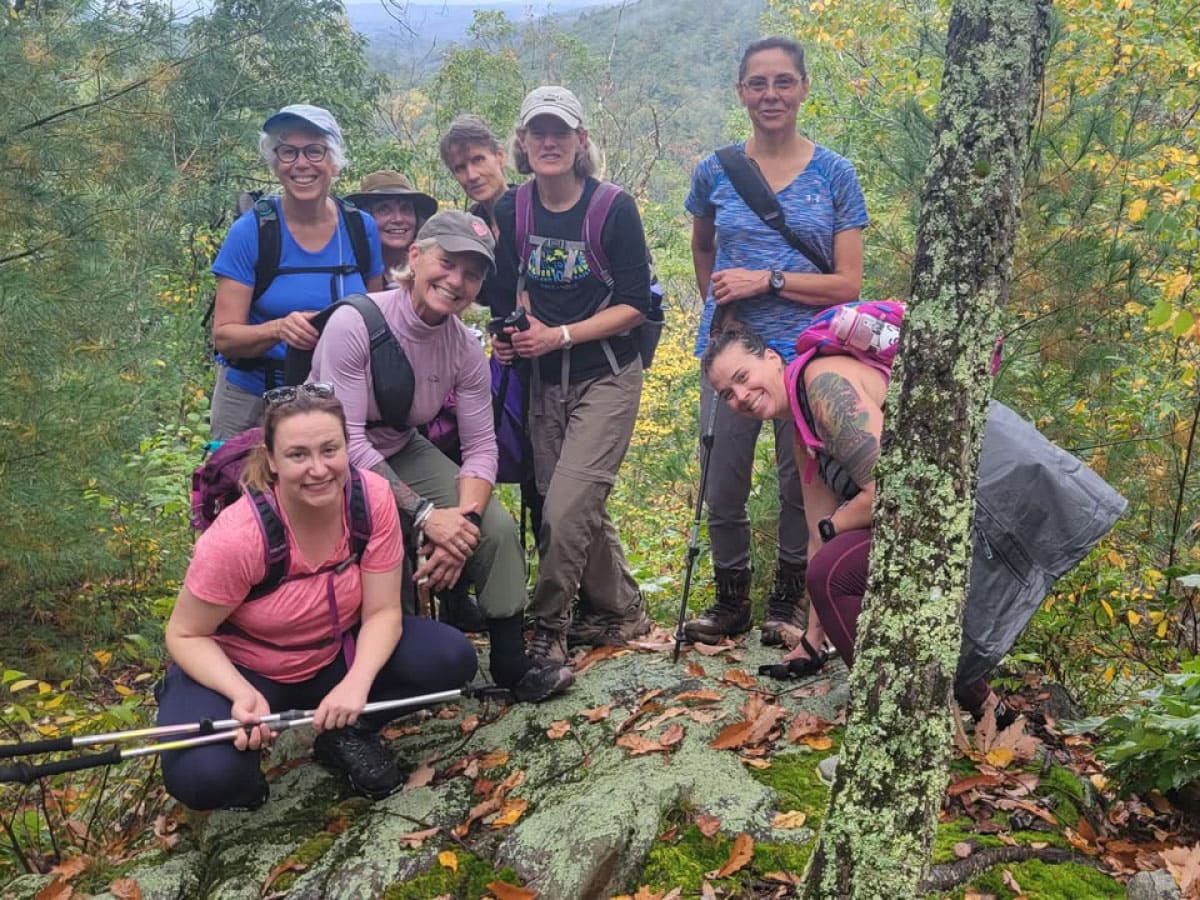 Women hikers