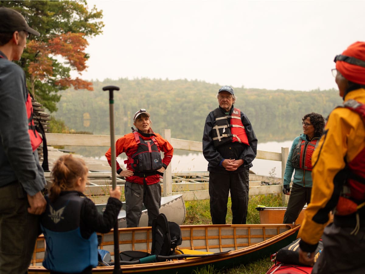 Safety instructions for paddlers