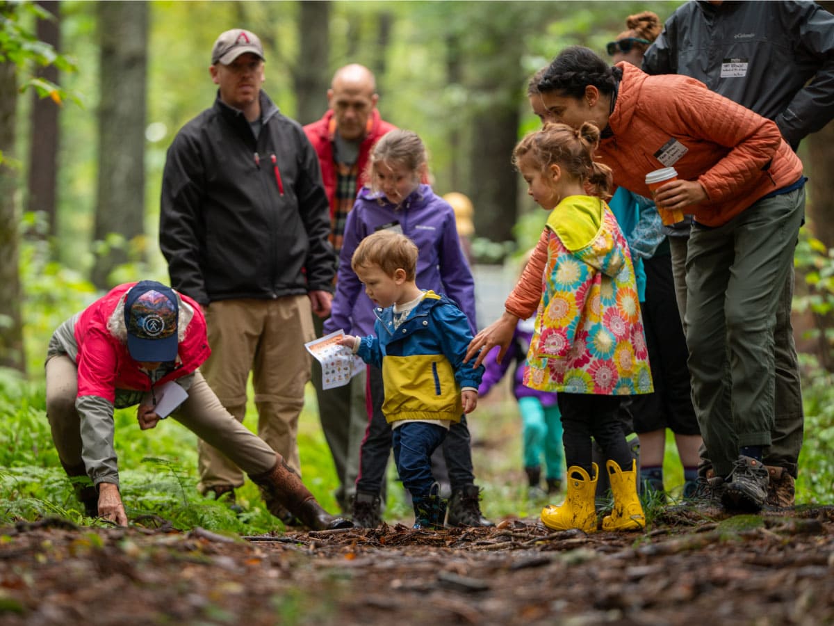 Children on a scavenger hunt