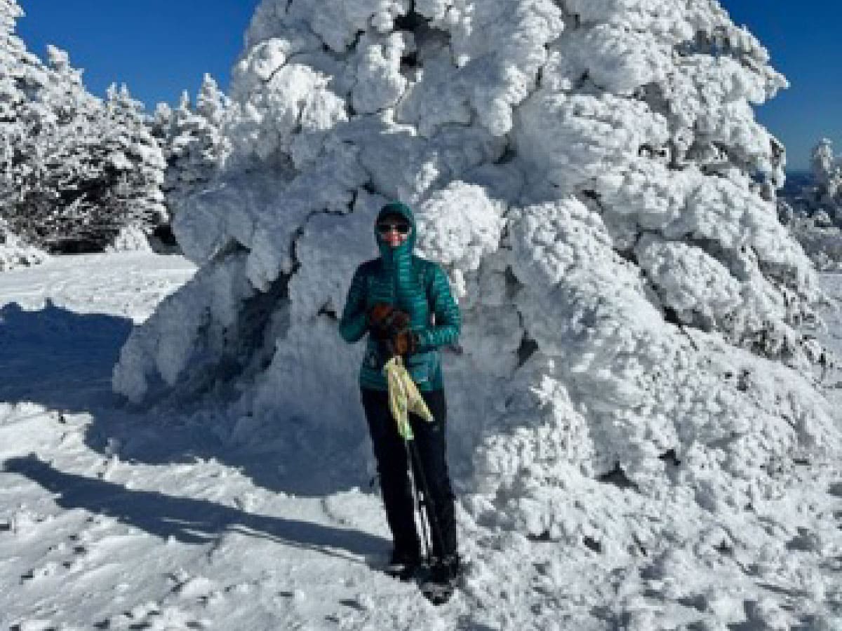 Winter hiker