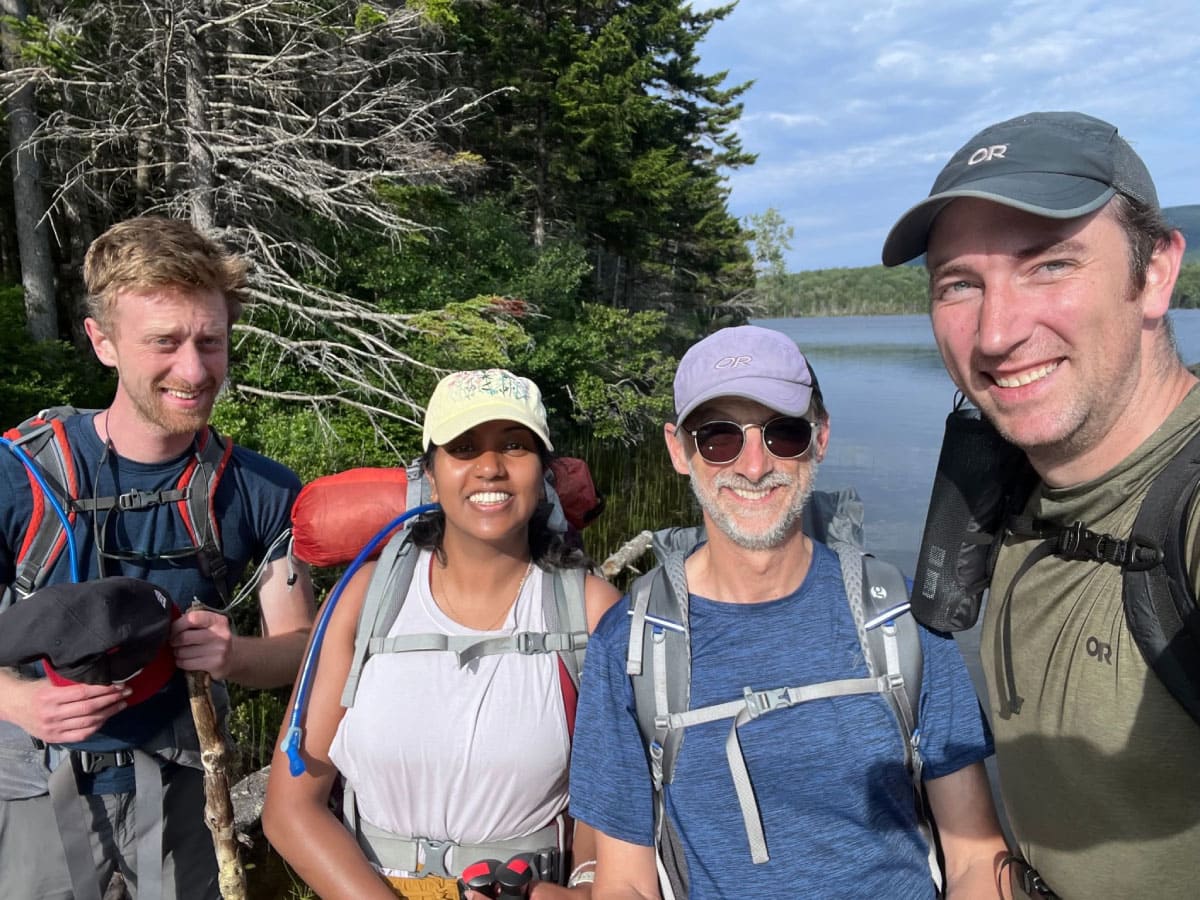 Four hikers