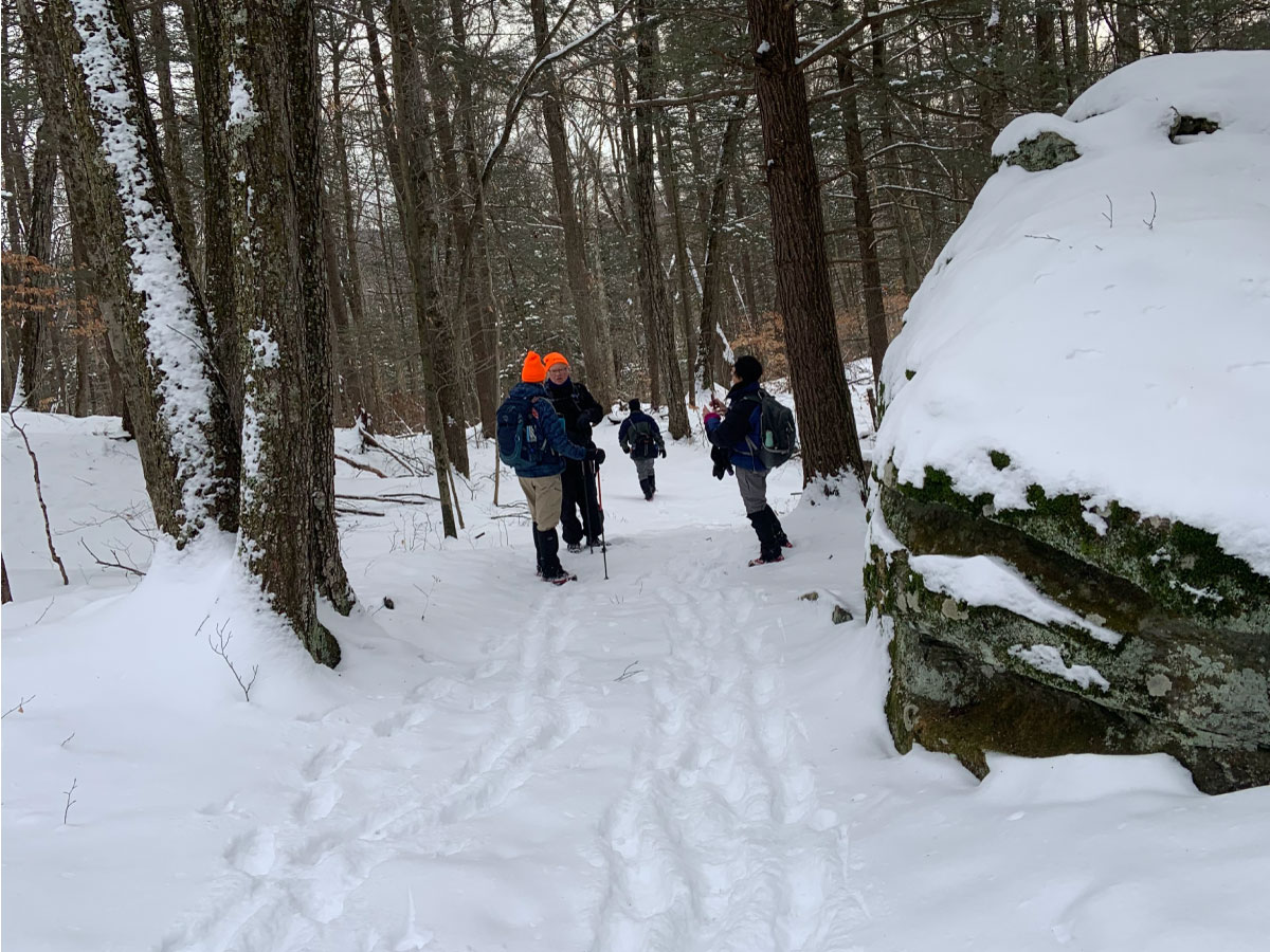 Hikers at Chesterfield Gorge