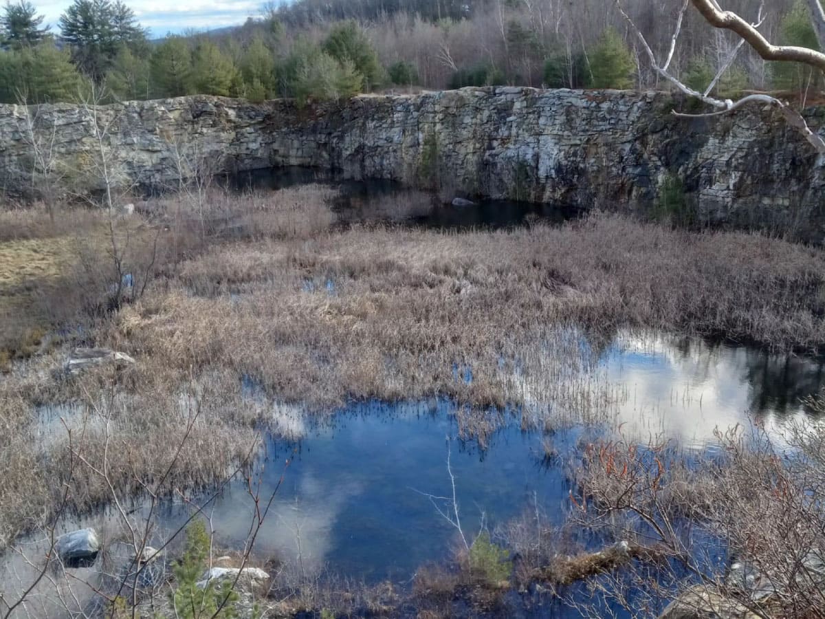 Abandoned quarry