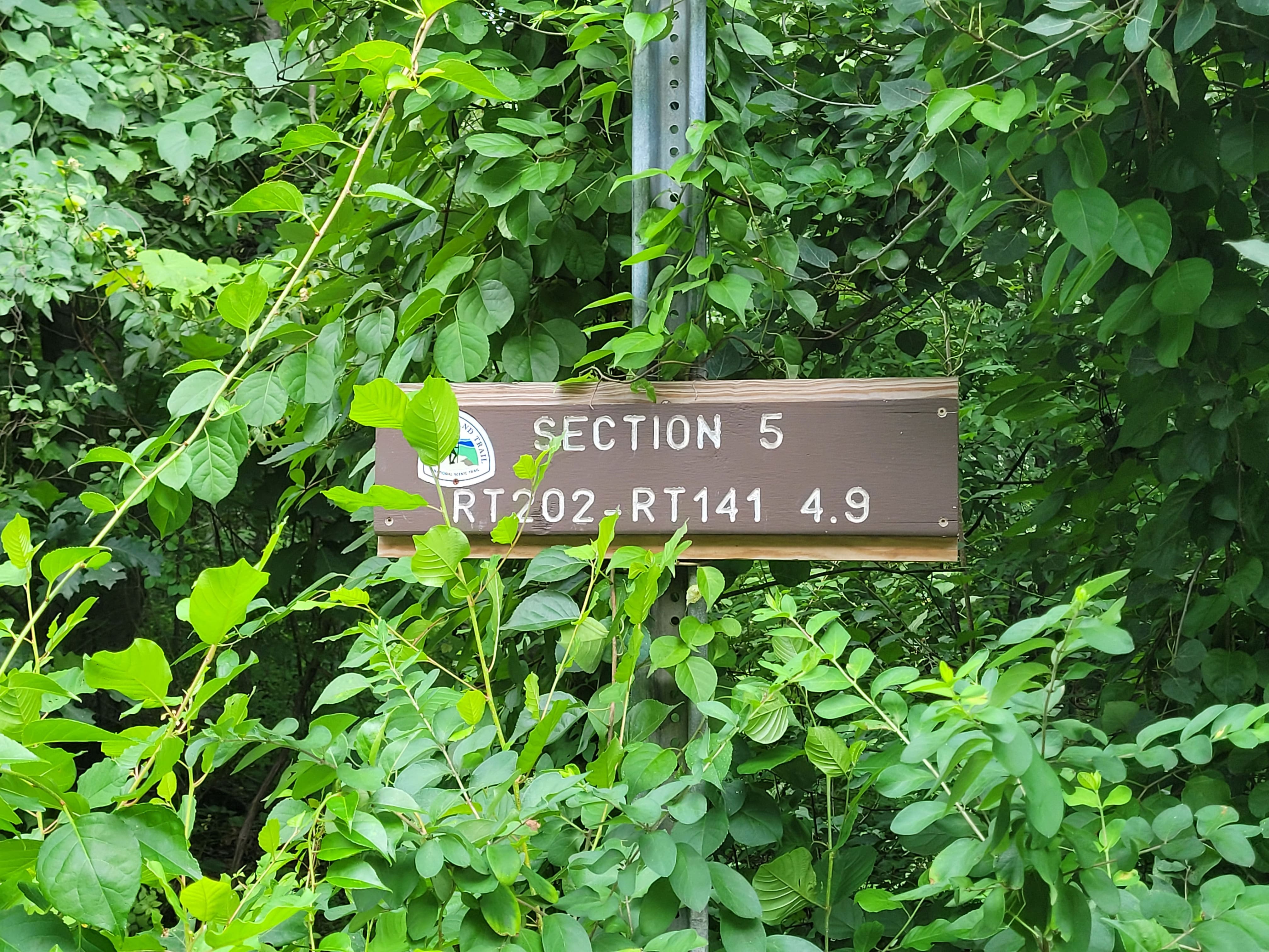 New England Trail sign