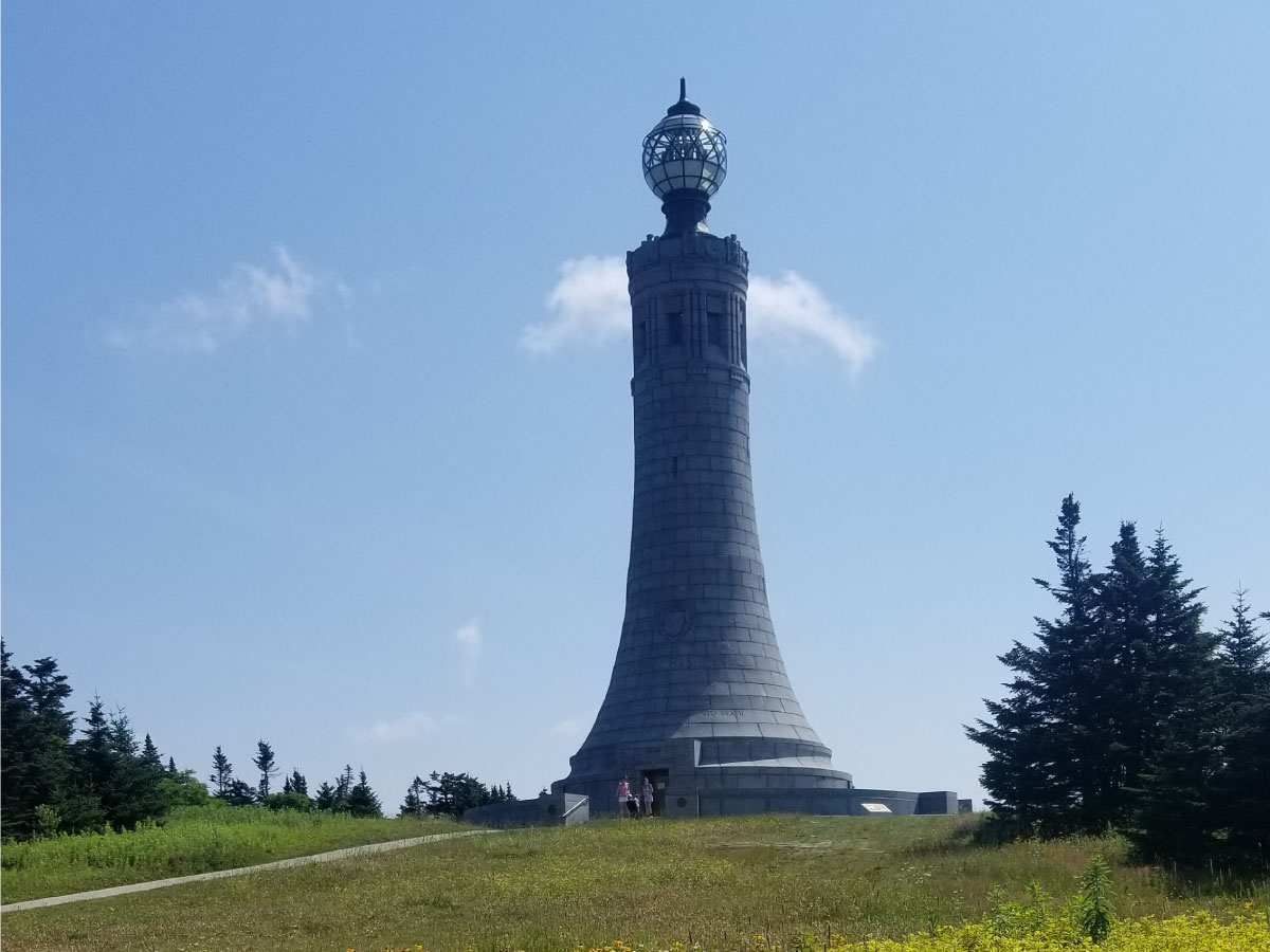 View of Mount Greylock Veterans War Memorial Tower