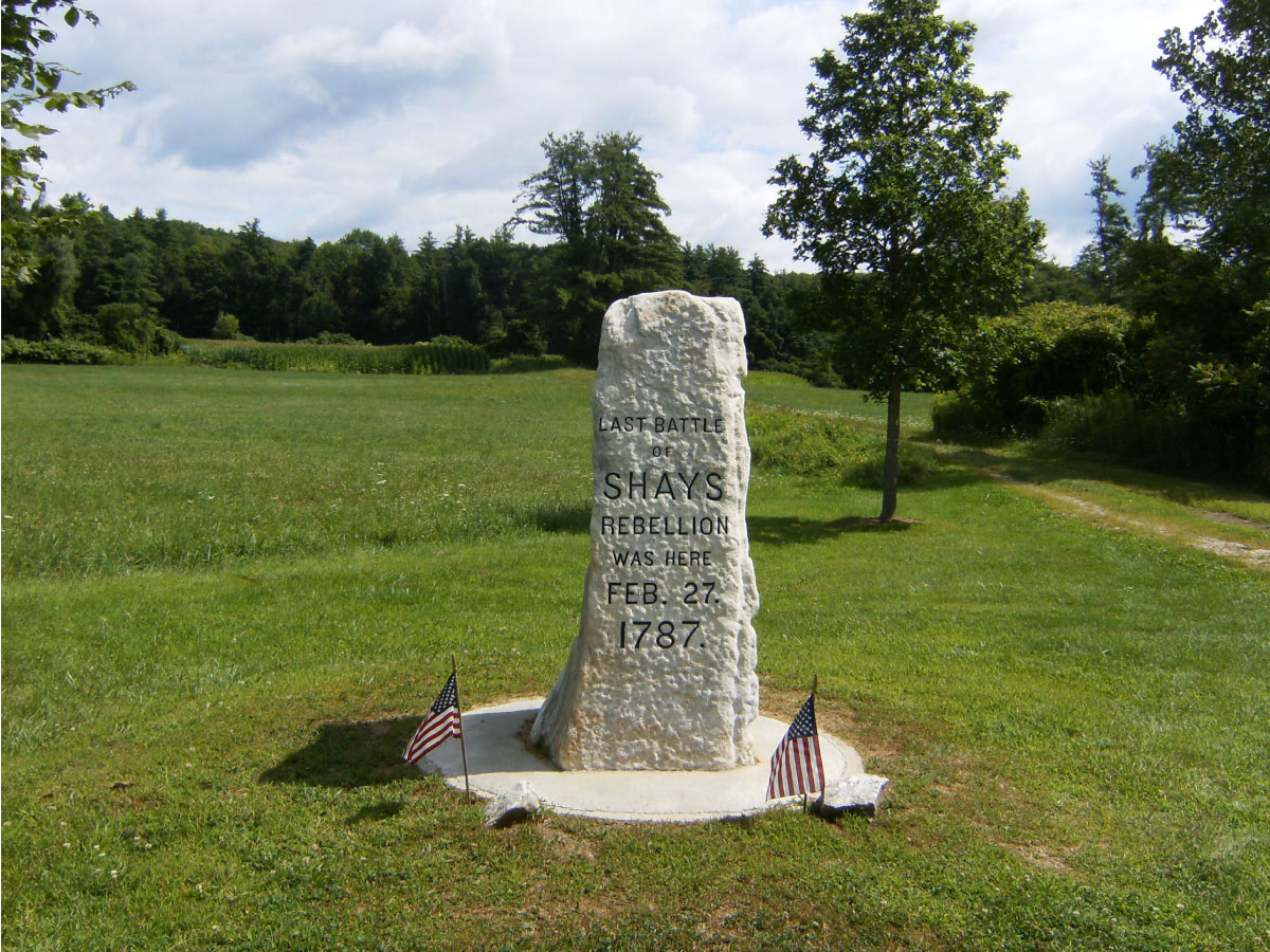 Shays’ Rebellion Monument in Springfield, MA
