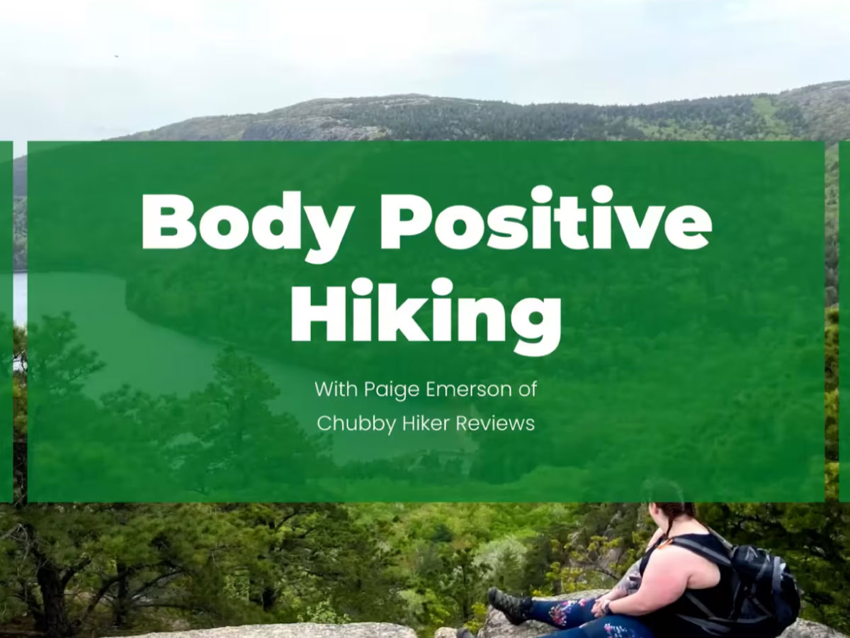 Video cover page (Paige Emerson hiking)