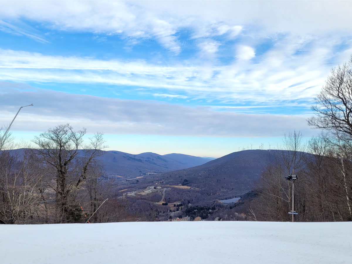 View from Jiminy Peak ski area