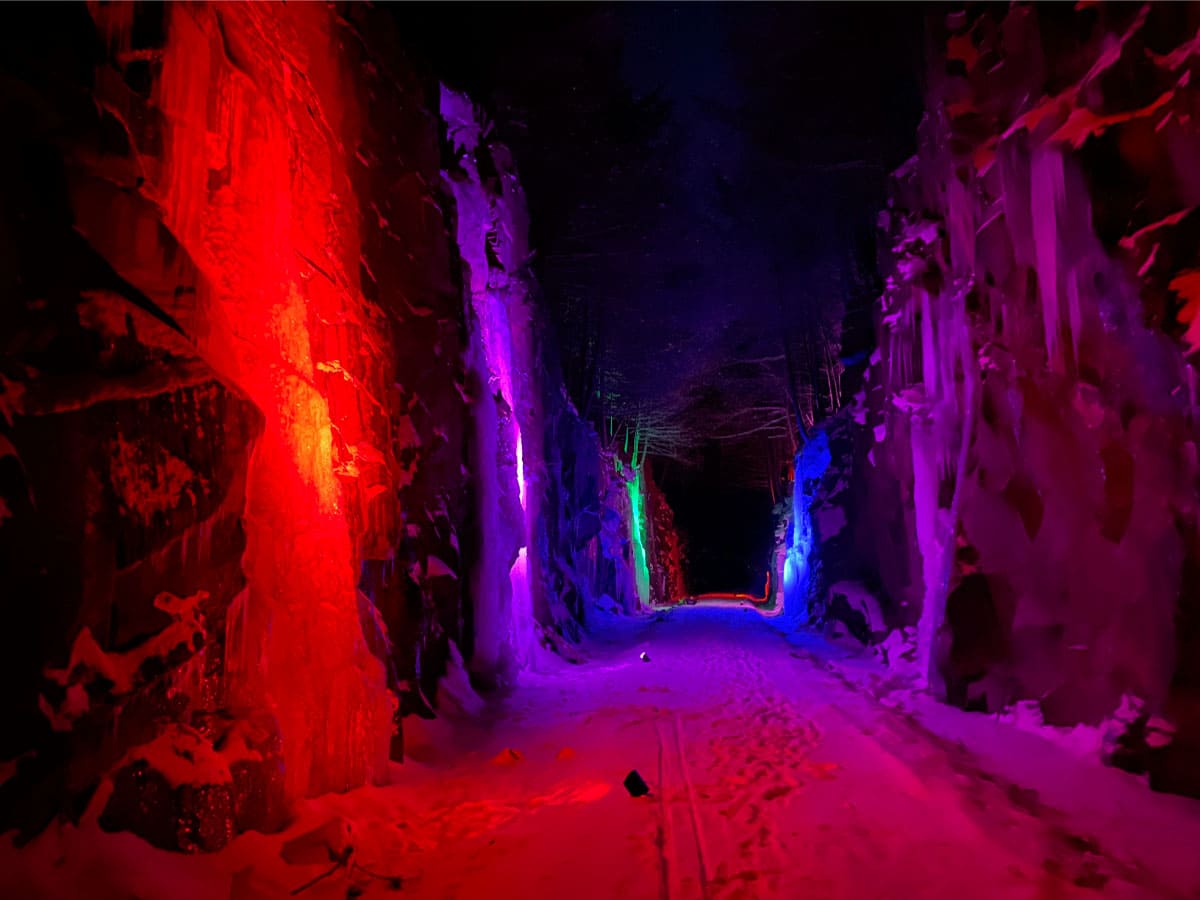 Ice climbing venue