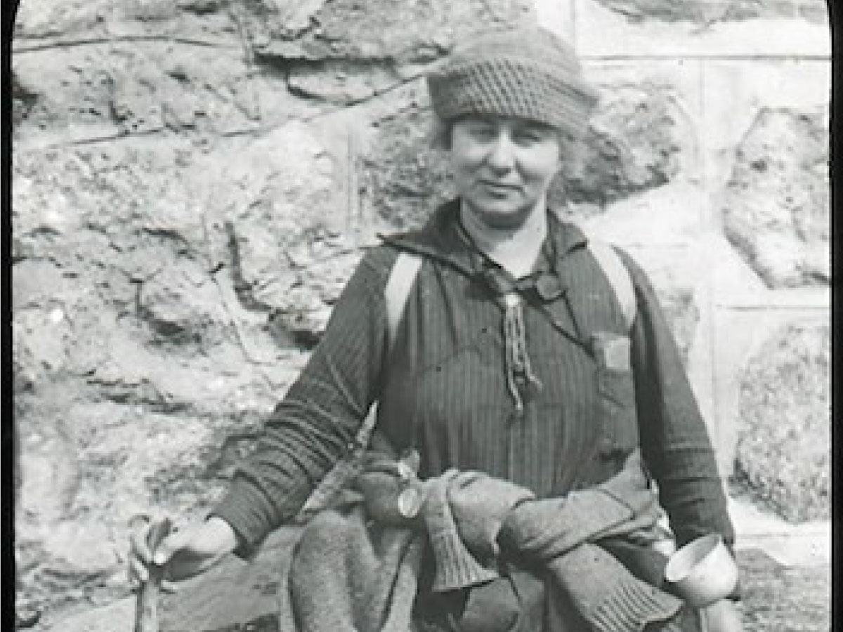 Emilie Klug at AMC Lakes of the Clouds Hut