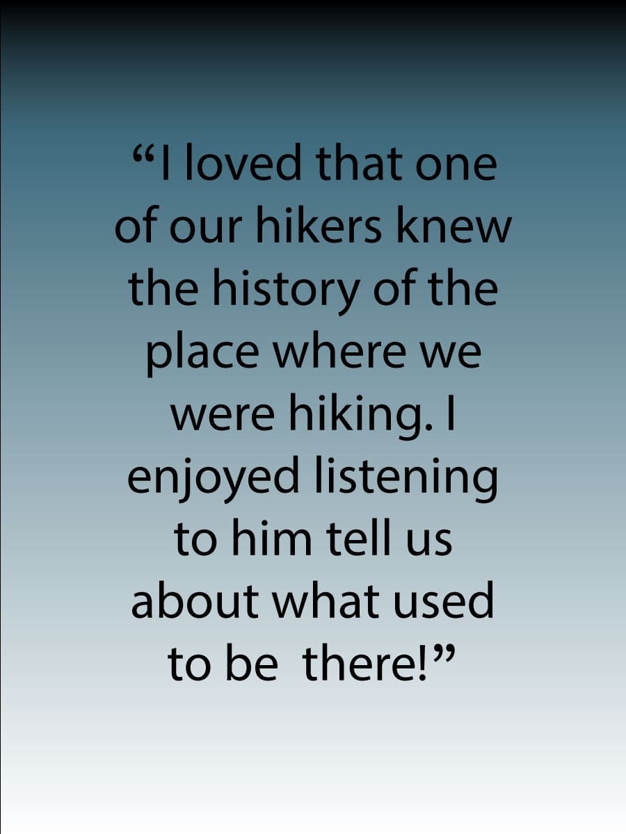 Quote: the history of the area