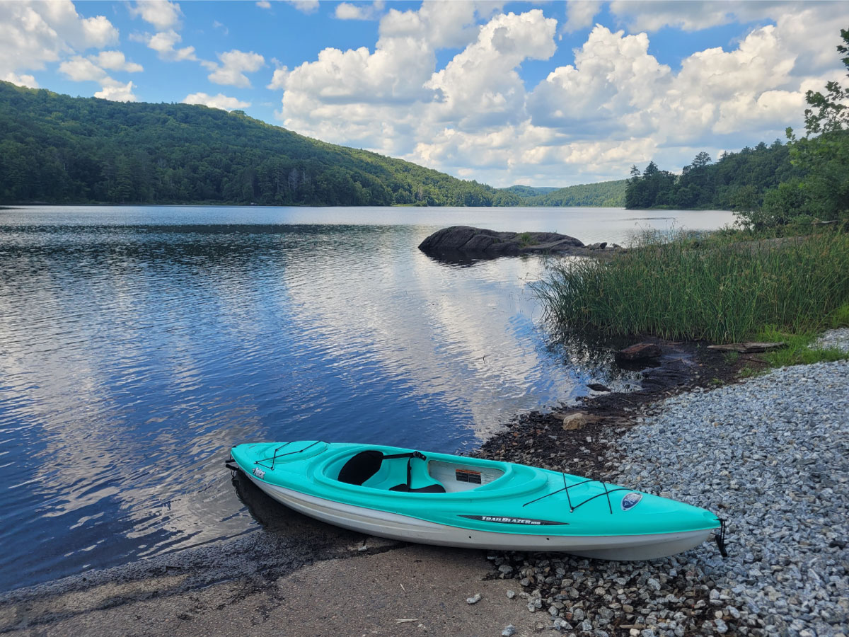 Kayak near a lake