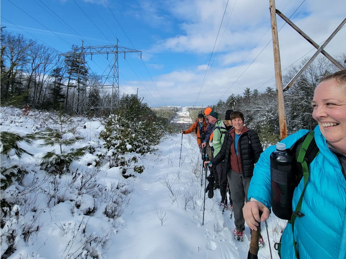 Snowshoers